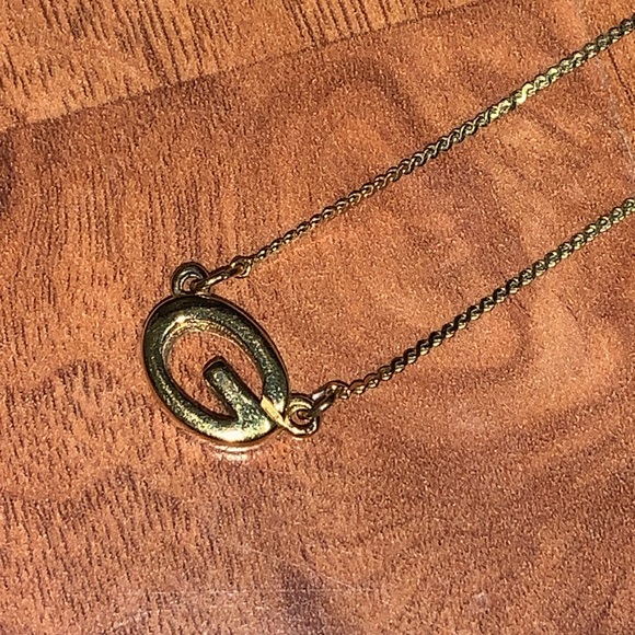 Authentic Givenchy Gold Tone "G" Logo Necklace - Picture 1 of 5